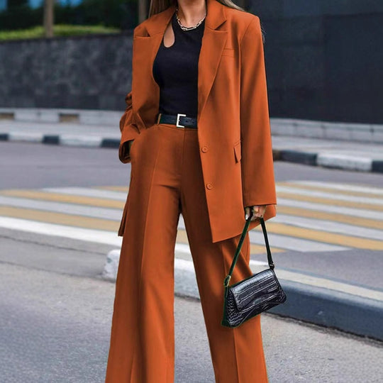 Damen Eleganter Zweiteiler im Business-Look Heidi-Mode