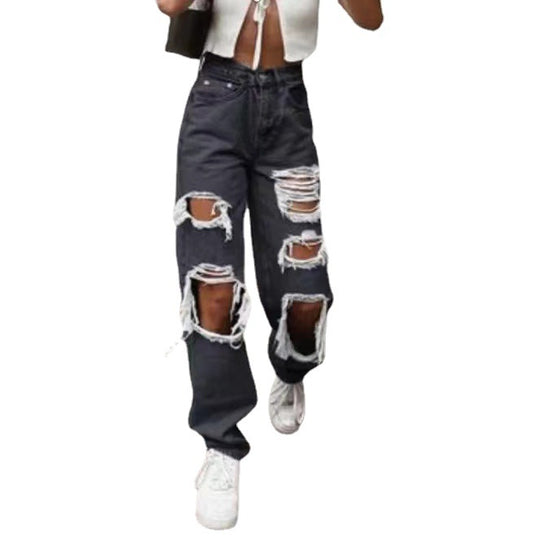 Damen Destroyed Jeans Heidi-Mode