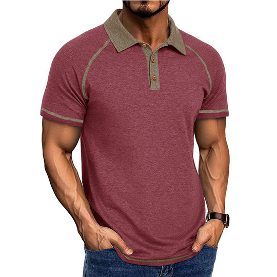 Heidi Mode | Kurzärmeliges Herren-T-Shirt mit Revers