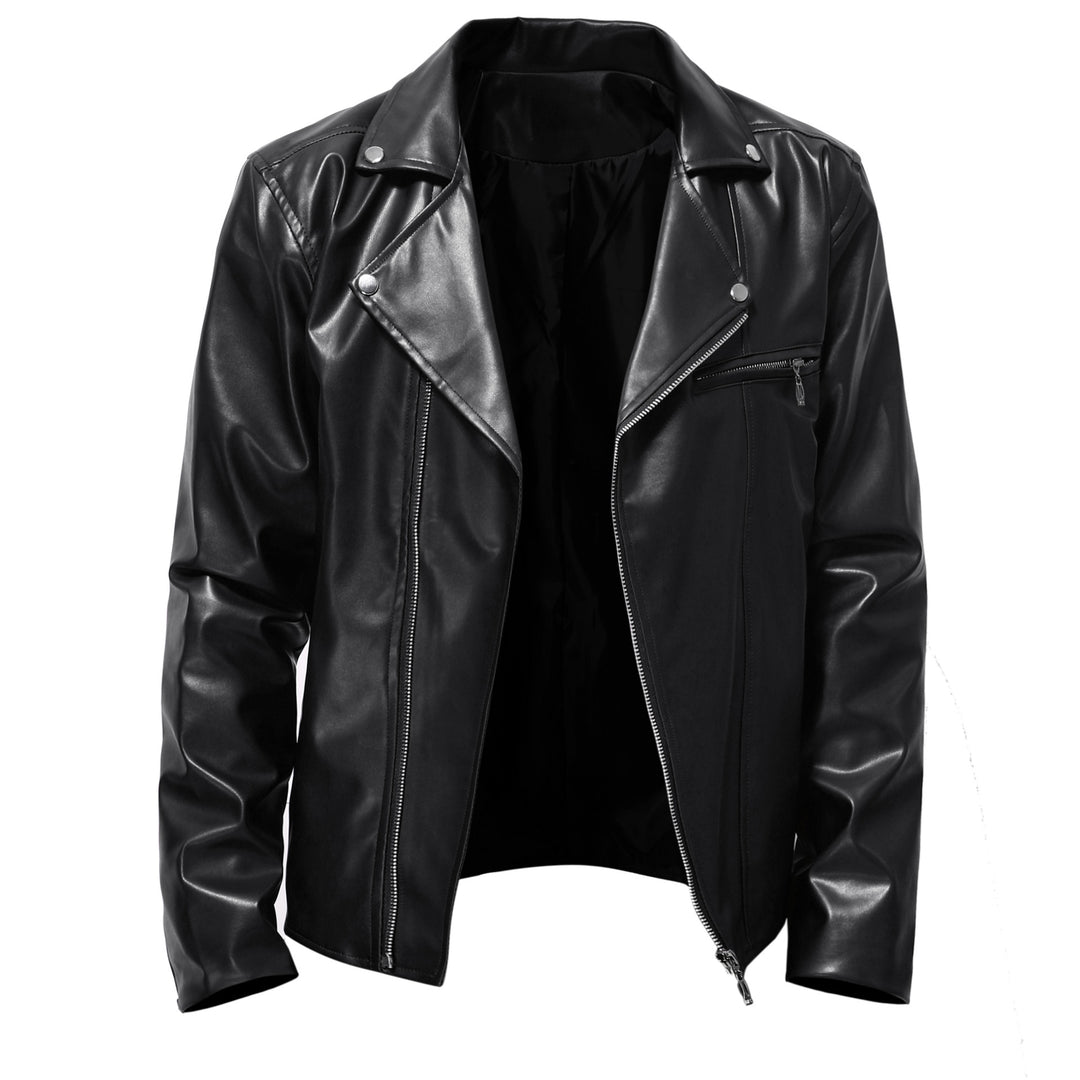 Herren stylish Kunstleder Motorradjacke Heidi-Mode