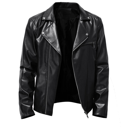 Herren stylish Kunstleder Motorradjacke Heidi-Mode