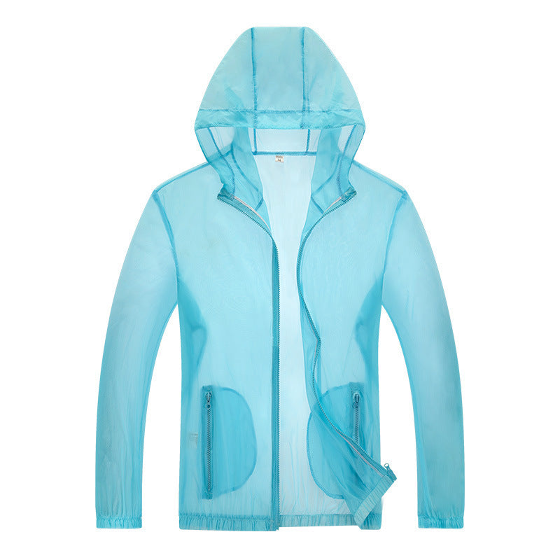 Herren ultraleichte Regenjacke mit verstellbarem Kapuzenbereich und reflektierenden Elementen Heidi-Mode