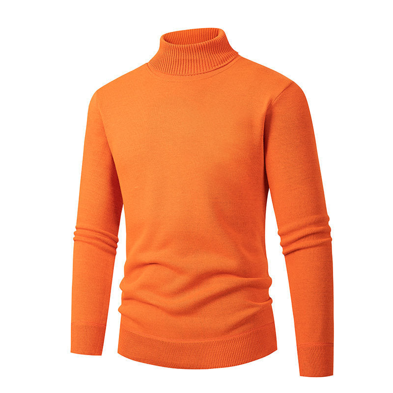 Herren eleganter Rollkragenpullover aus hochwertigem Material Heidi-Mode
