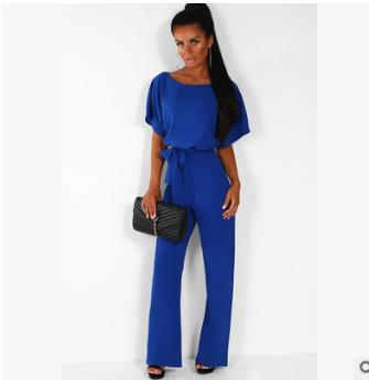 Damen elegantes Set bestehend aus fließender Bluse und weit geschnittenen Hosen Heidi-Mode