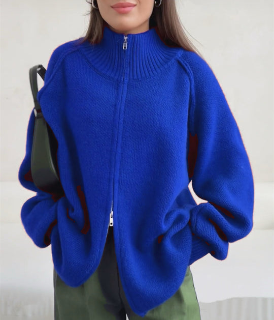 Damen modischer Strickpullover Heidi-Mode