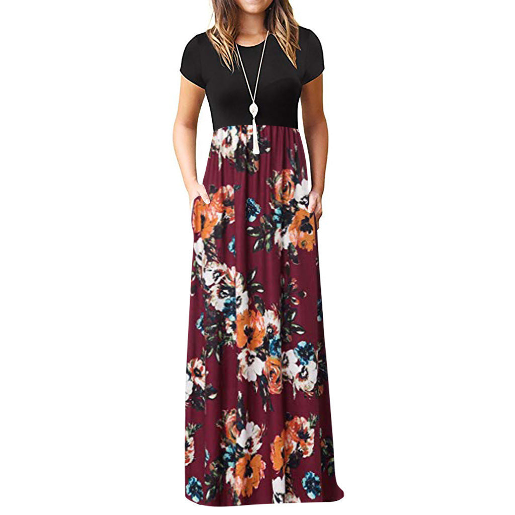 Heidi-Mode | Auffälliger Langer Rock Hot Sale Farbe Kleid