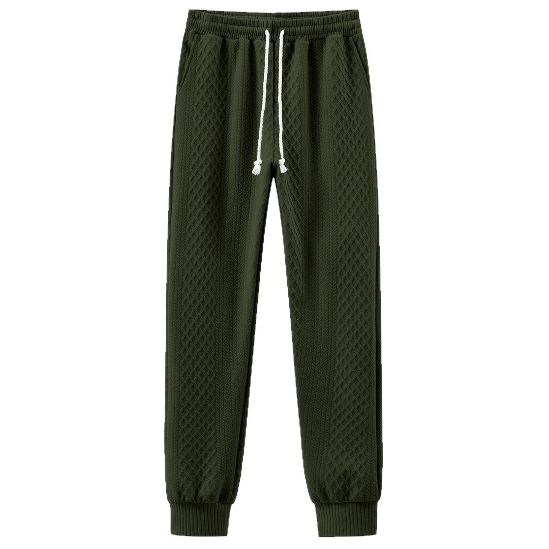 Herren Komfortable Strick-Jogginghose mit modernem Design und elastischem Bund Heidi-Mode