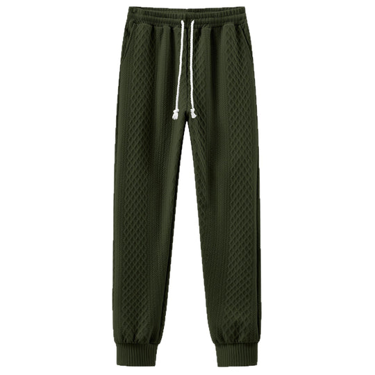 Herren Komfortable Strick-Jogginghose mit modernem Design und elastischem Bund Heidi-Mode