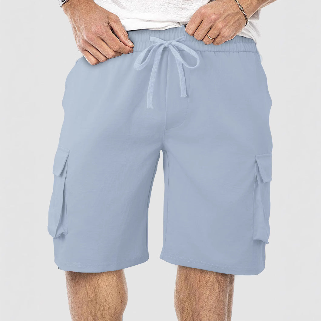 Herren Cargo-Shorts mit praktischen Seitentaschen und verstellbarem Bund Heidi-Mode
