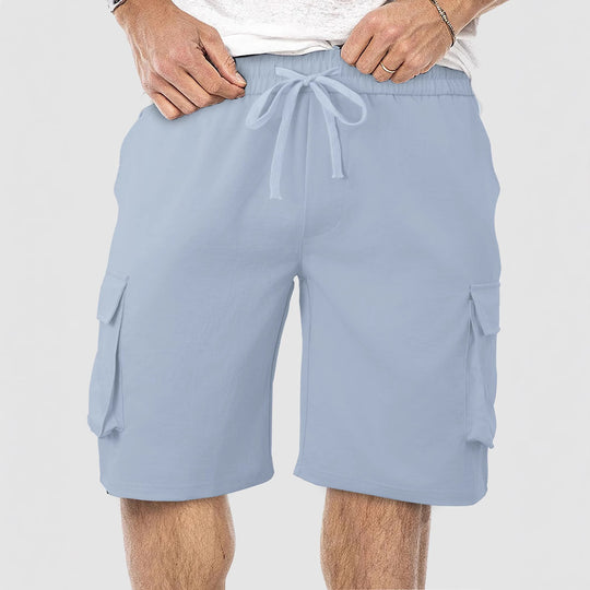 Herren Cargo-Shorts mit praktischen Seitentaschen und verstellbarem Bund Heidi-Mode