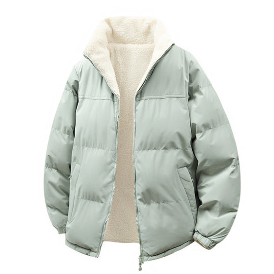 Damen warme Steppjacke mit kuscheligem Innenfutter und praktischen Taschen Heidi-Mode