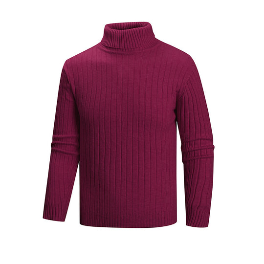 Herren Strickpullover mit Stehkragen Heidi-Mode