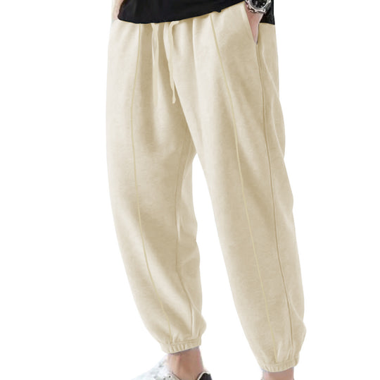 Herren Jogginghose aus atmungsaktivem Material mit verstellbarem Bund Heidi-Mode