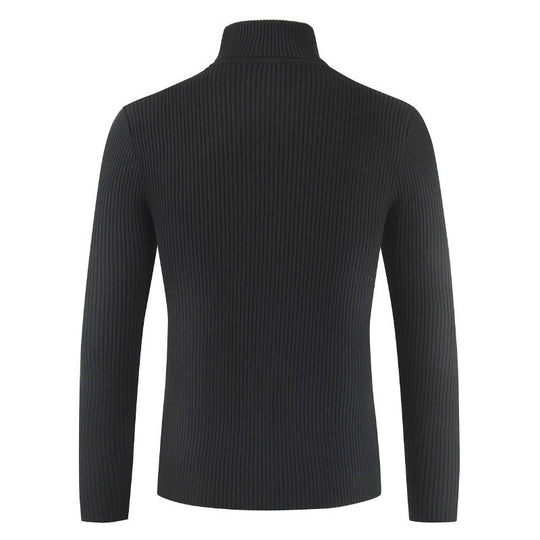 Damen Rollkragenpullover aus gehäkeltem Strick Heidi-Mode