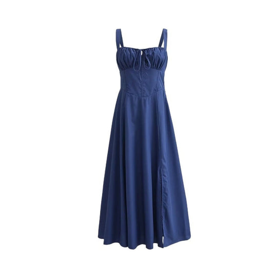 Heidi-Mode | Bindemittel Lange Slip Midi Kleid