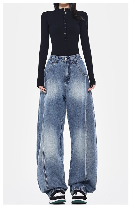 Damen Oversize Jeanshose Heidi-Mode