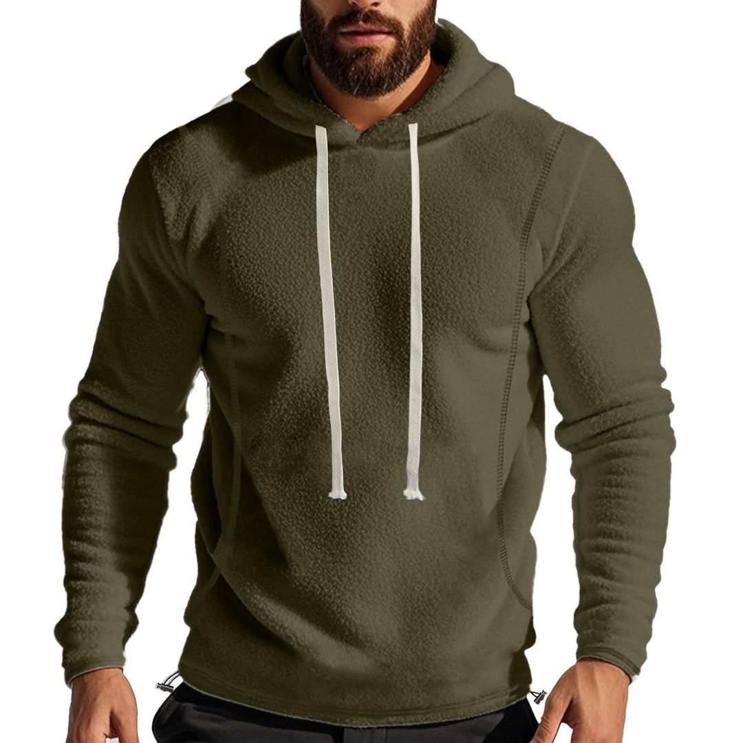 Herren Hochwertiger Fleece-Hoodie mit praktischer Kängurutasche und stylischem Design Heidi-Mode