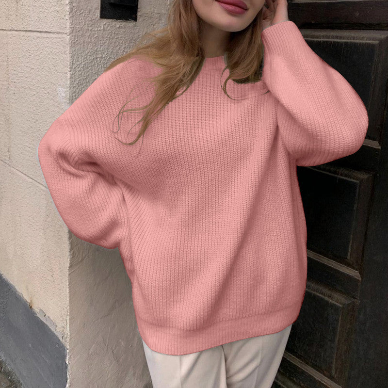 Damen Oversized Pullover aus hochwertigem Strick Heidi-Mode