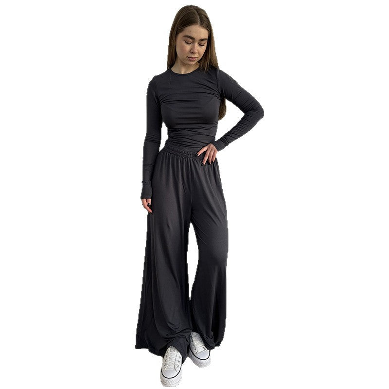 Damen Lässiges Sportoutfit mit weitem Schnitt Heidi-Mode