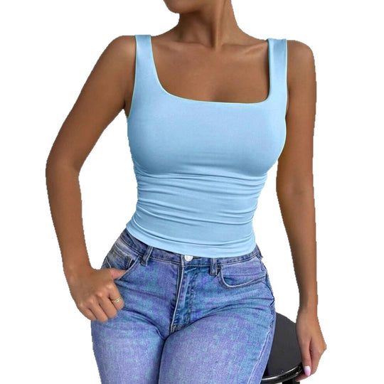 Damen Figurbetontes Top Heidi-Mode