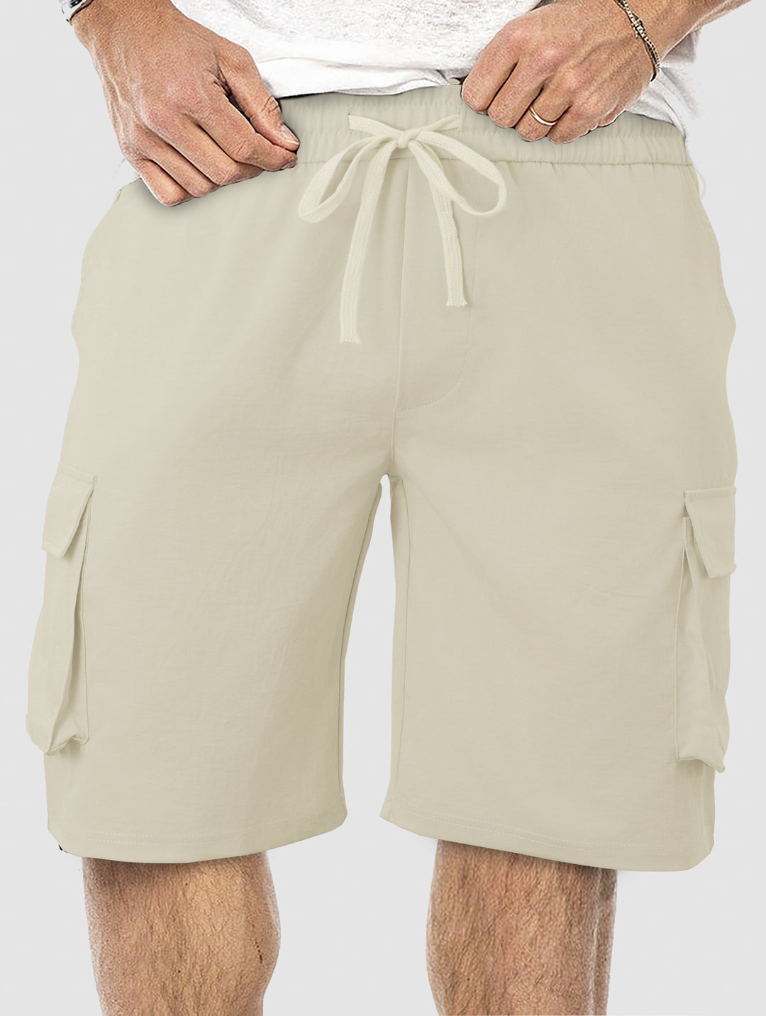 Herren Cargo-Shorts mit praktischen Seitentaschen und verstellbarem Bund Heidi-Mode