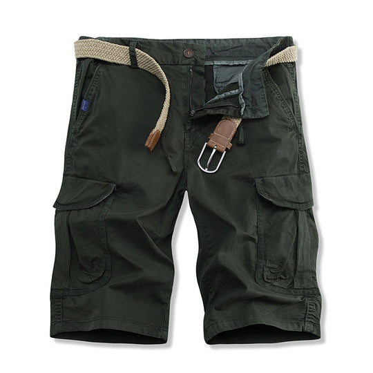 Herren vielseitige Cargo-Shorts mit verstellbarem Gürtel Heidi-Mode