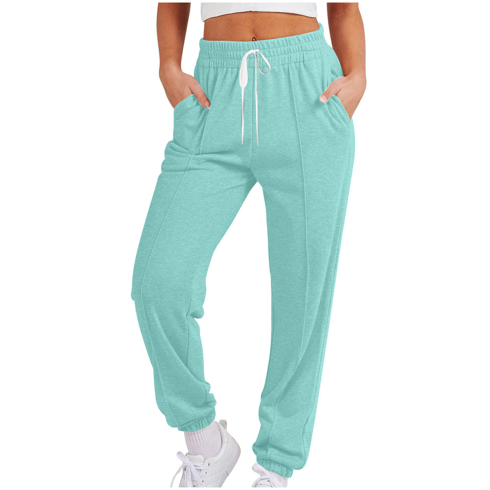 Damen lässige Jogginghose mit elastischem Bund und praktischen Seitentaschen Heidi-Mode