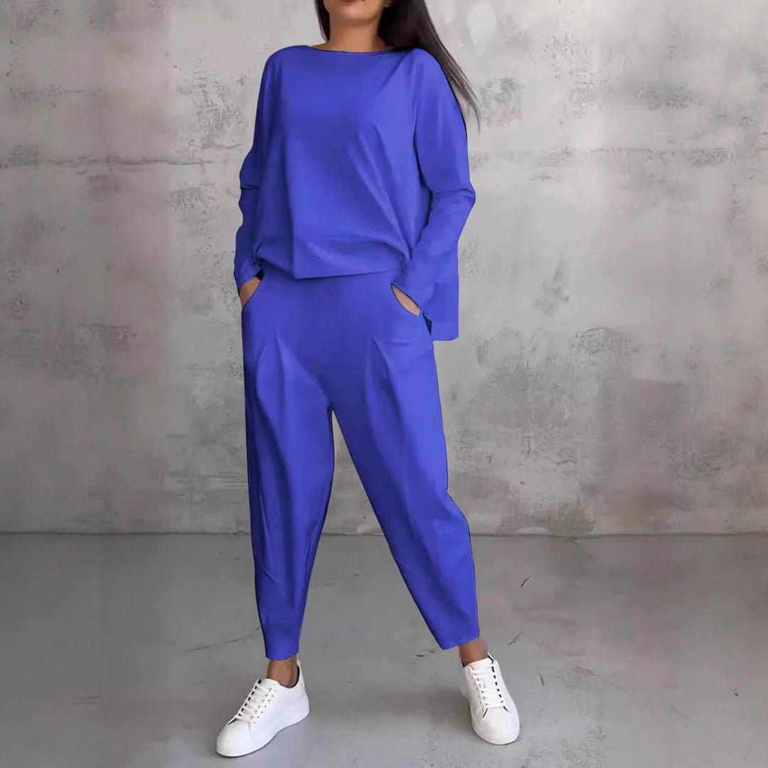 Damen Stilvolles und bequemes Lounge-Set mit weitem Schnitt Heidi-Mode