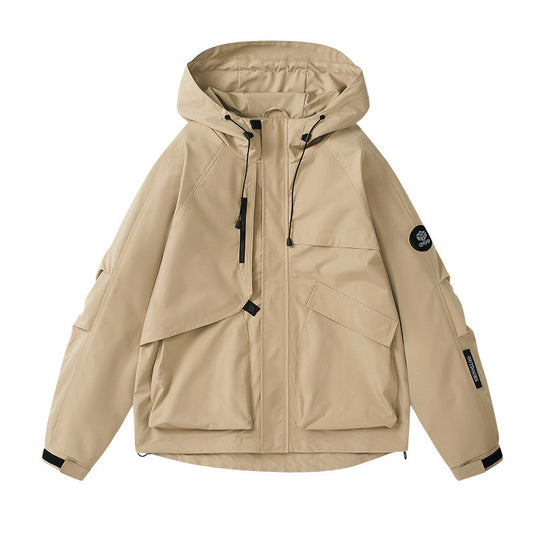 Damen technische Outdoor-Jacke mit atmungsaktiver Membran und verstellbarer Kapuze Heidi-Mode