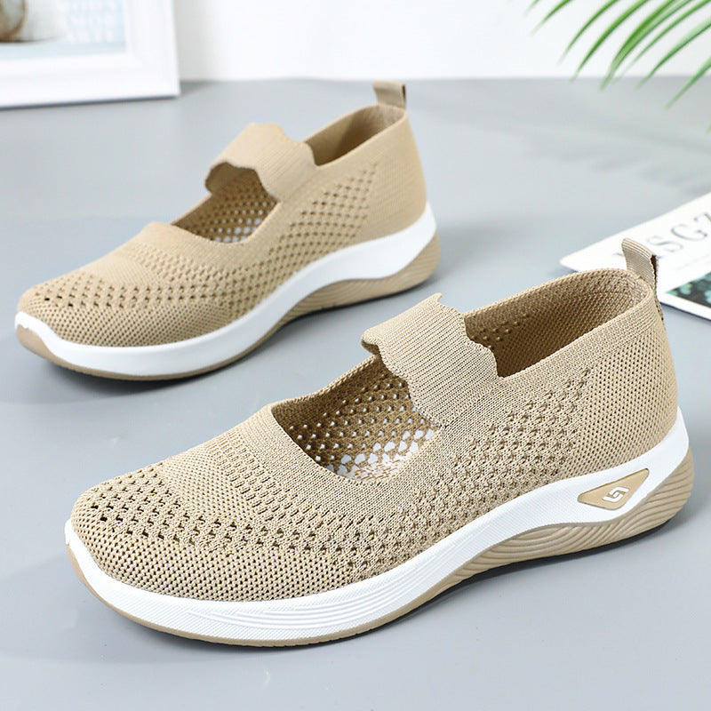 Damen Bequeme Freizeitschuhe mit atmungsaktivem Netzdesign Heidi-Mode