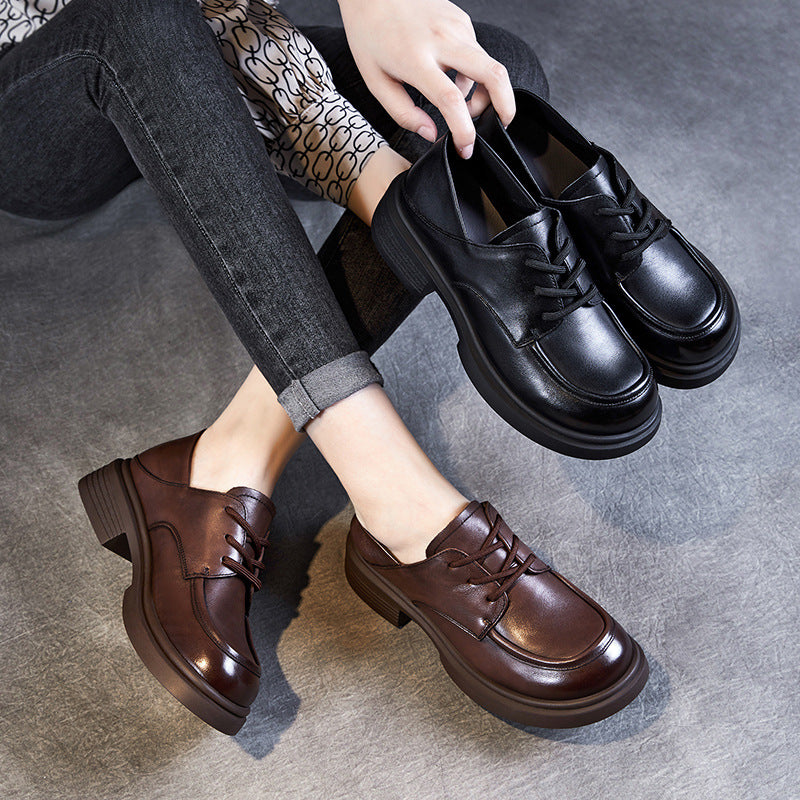 Herren klassische Schnür- Derby Schuhe Heidi-Mode
