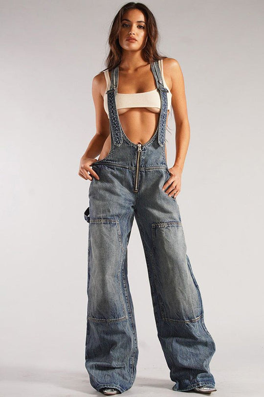 Heidi-Mode | Denim Multi Taschen Overall