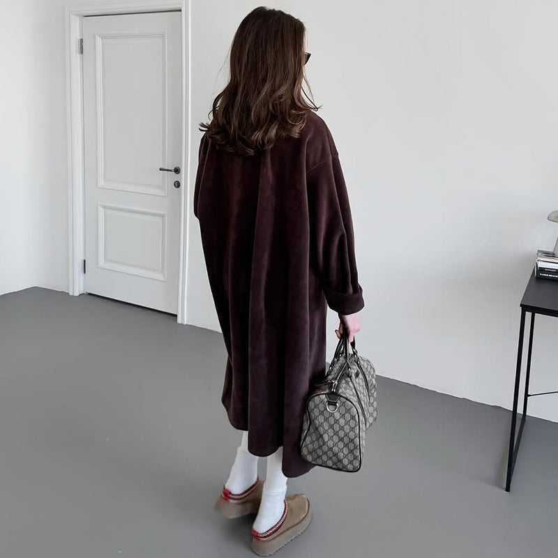 Damen Kuscheliger Oversize-Mantel Heidi-Mode