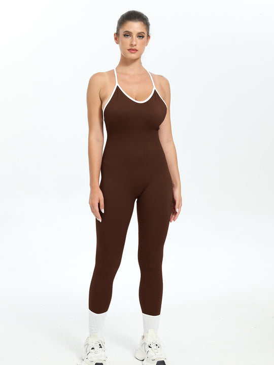 Damen Bodysuit mit Racerback-Design und nahtloser Verarbeitung Heidi-Mode