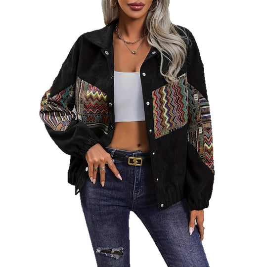 Damen Modischer Allrounder mit Ethnomuster Heidi-Mode