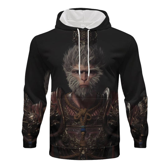 Herren Kapuzenpullover mit auffälligem Tiermotiv und praktischem Design Heidi-Mode