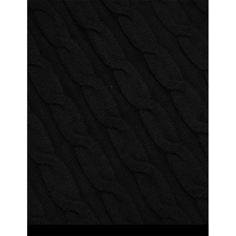 Herren modischer Rollkragenpullover mit Zopfmuster Heidi-Mode