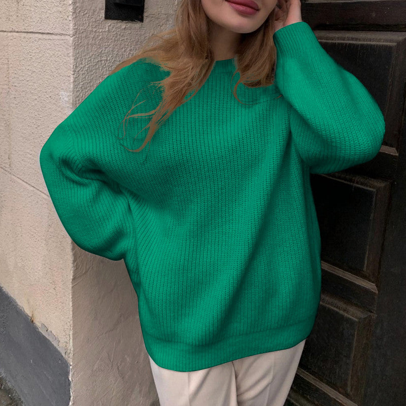 Damen Oversized Pullover aus hochwertigem Strick Heidi-Mode