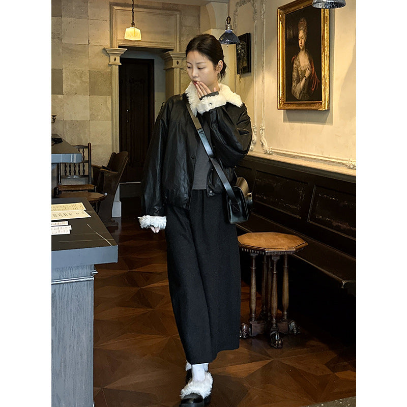Damen elegante und stilvolle Jacke im Tweed-Stil Heidi-Mode