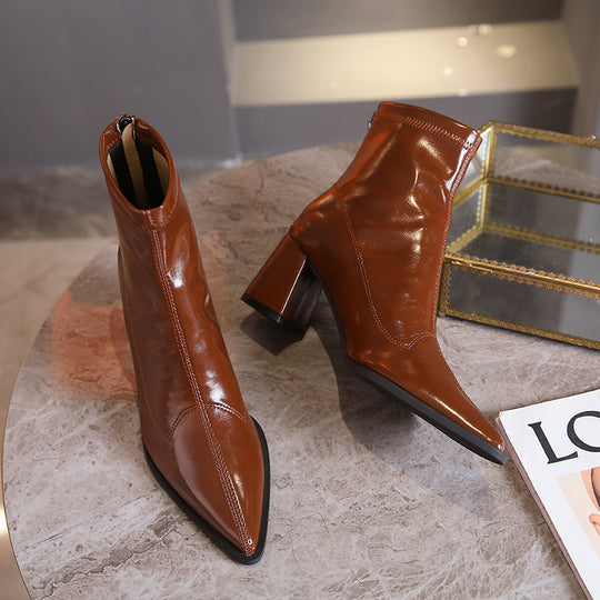 Damen Modische Stiefel im klassischen Design Heidi-Mode