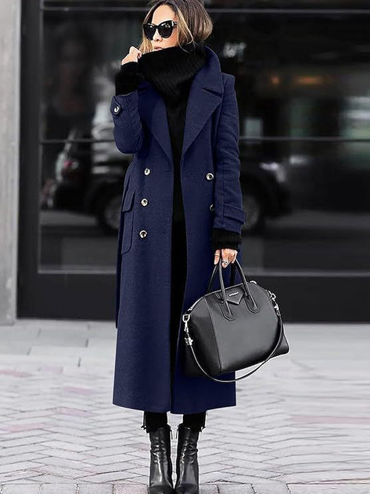 Damen eleganter Wollmantel Heidi-Mode