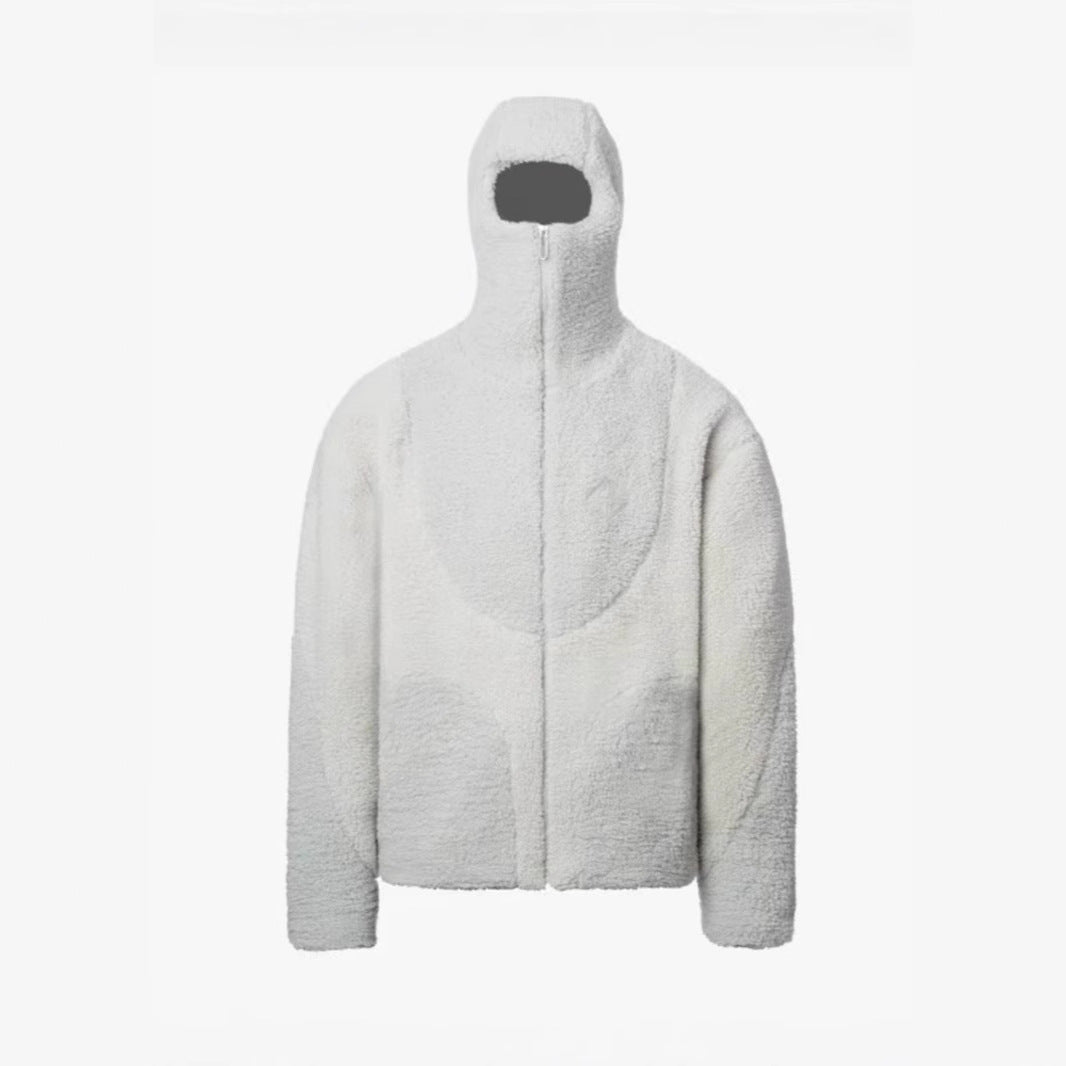 Damen Fleecejacke mit hohem Kragen und praktischen Reißverschlusstaschen Heidi-Mode