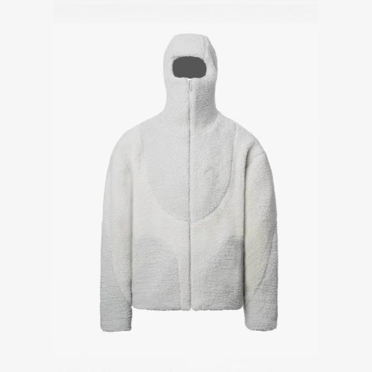 Damen Fleecejacke mit hohem Kragen und praktischen Reißverschlusstaschen Heidi-Mode