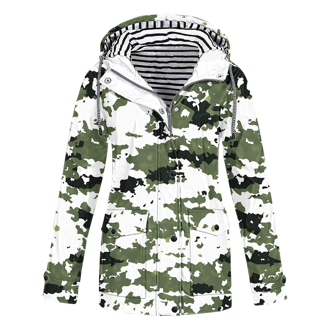 Damen modische Übergangsjacke mit Kapuze Heidi-Mode
