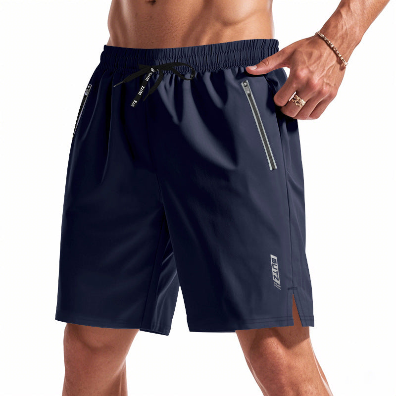 Herren Sportliche Badeshorts mit feuchtigkeitsregulierender Technologie und praktischen Reißverschlusstaschen Heidi-Mode