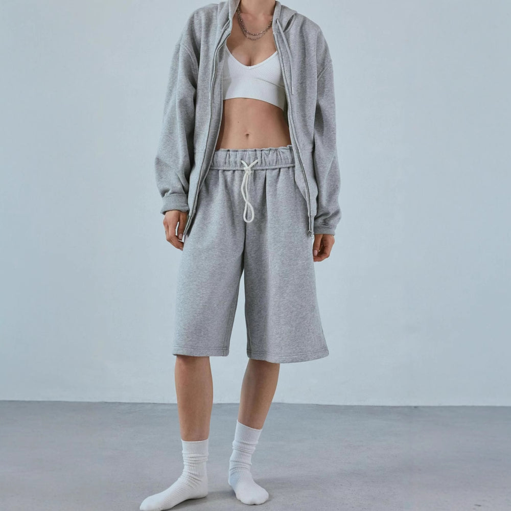 Damen Lässiges Sweatshirt und Shorts Set Heidi-Mode