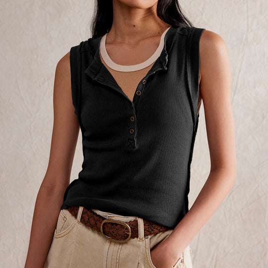 Damen ärmelloses Freizeitshirt Heidi-Mode