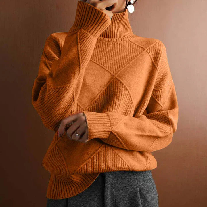 Heidi-Mode | Lässiger, Schlicher Strickpullover