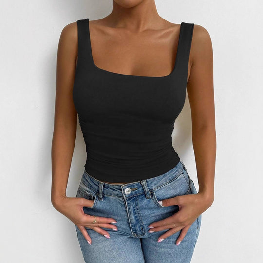 Damen Figurbetontes Top Heidi-Mode