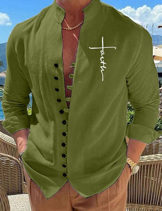 Herren luftige Hemdbluse Heidi-Mode